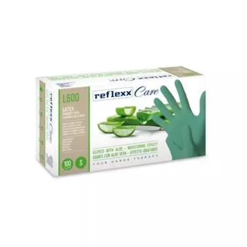 Guanti In Lattice Con Aloe Reflexx Care L600